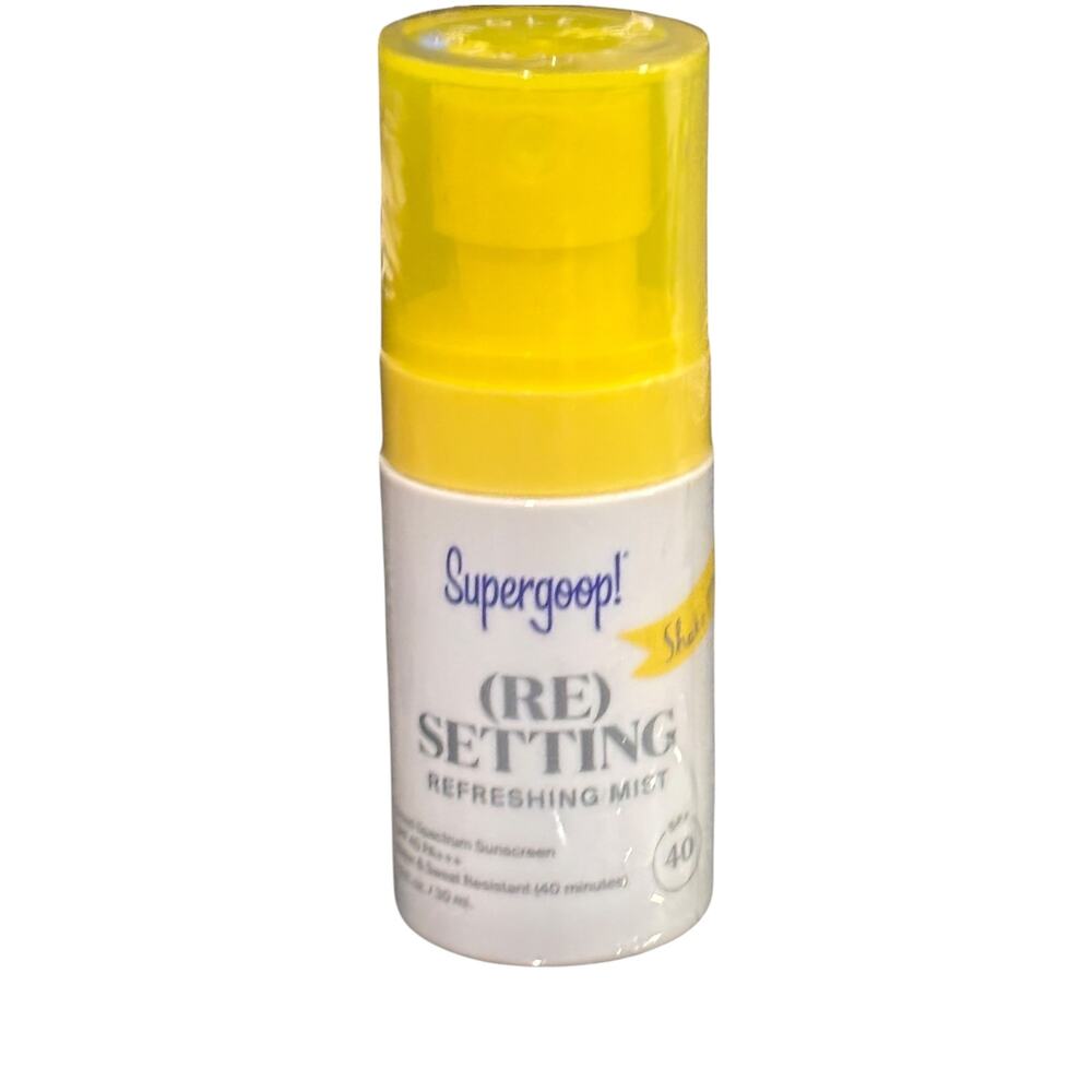 Supergoop! (Re)Setting Refreshing Mist SPF 40 – Makeup‑Setting Sunscreen – 1 oz